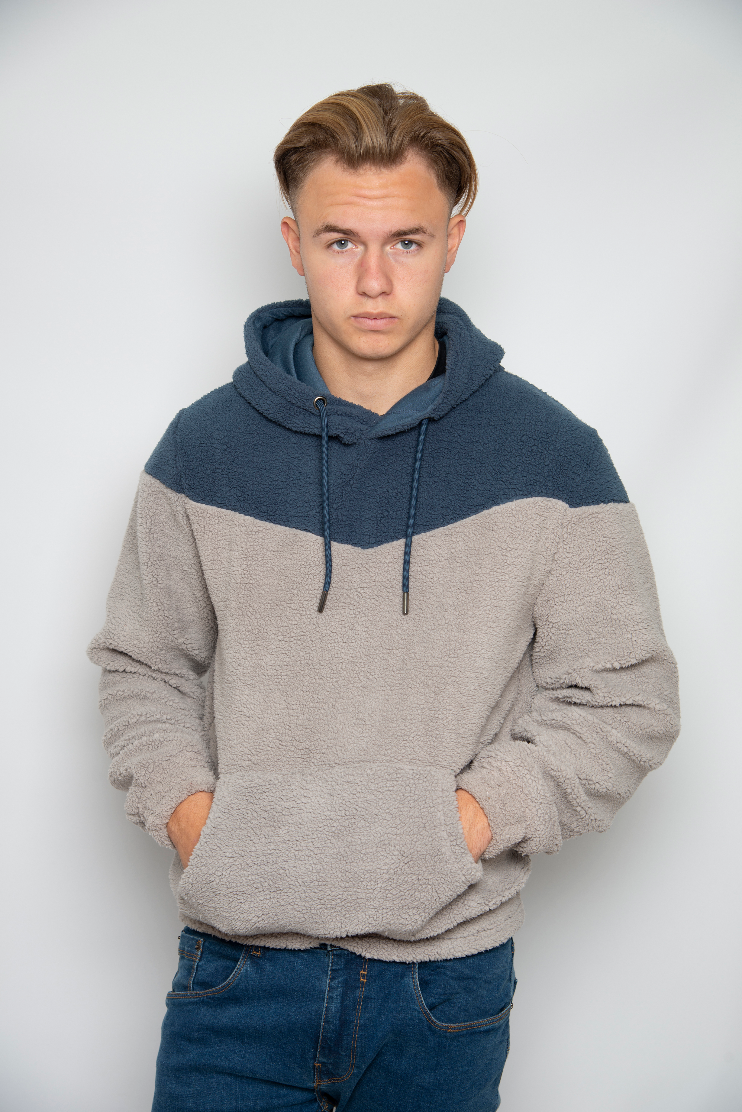 Teddy material hoodie sale